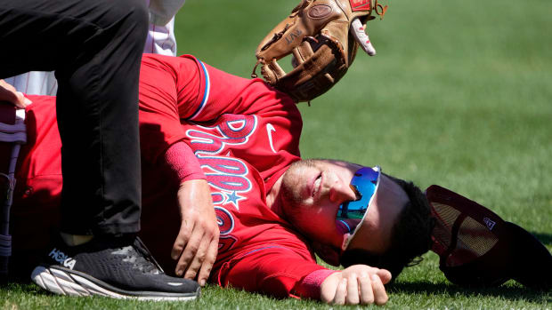 Philadelphia Phillies first baseman Rhys Hoskins